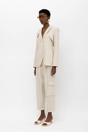 CHUI TWO PIECES  SRIPES BLAZER