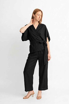 SATIN KIMONO TOP