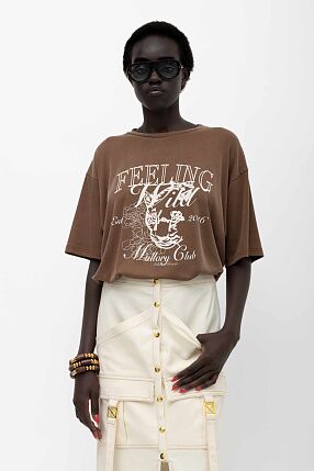 INDIGO STAMP T-SHIRT