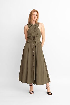 DRESS WITH BELT