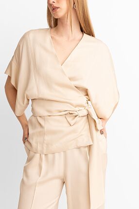 SATIN KIMONO TOP