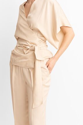 SATIN KIMONO TOP