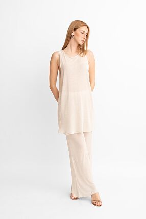 KNIT LINEN TANK TOP