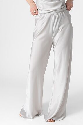 SATIN FLARED PANTS