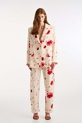 FLOWER OVERSIZED BLAZER