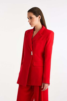 CROSS BUTTON BLAZER