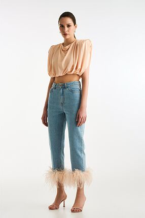 Lora Denim Feather