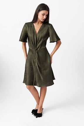 DRAPE TWIST DRESS