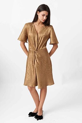DRAPE TWIST DRESS