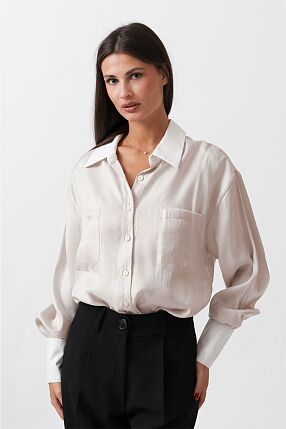 SATIN SHIRT