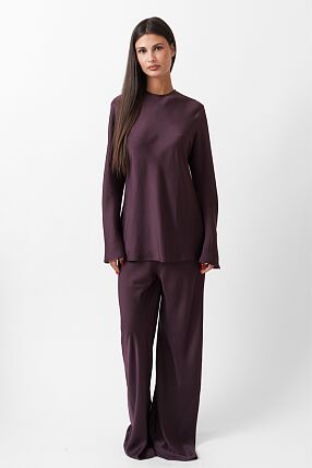 SATIN LONGSLEEVE TOP