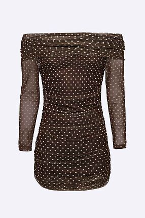 BRUNA MINI MESH DRESS