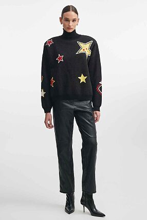 ASTROWILD KNITTED BLOUSE