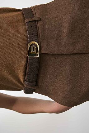 REI LEATHER  BELT DOUBLE SIDED