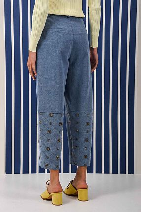 AMBER HALF BEADED PANTS