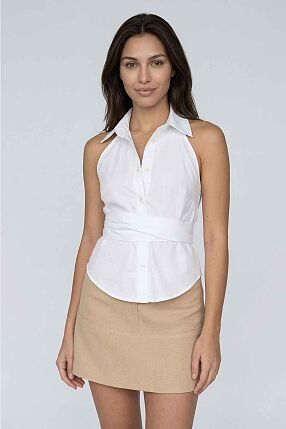 BACKLESS SHIRT TOP