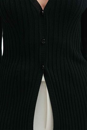 FEMME  KNITTED CARDIGAN