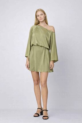 SILKY MINI SKIRT