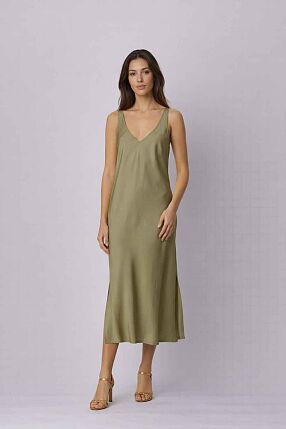 SILKY SLIP DRESS