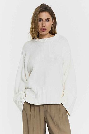 ADONI KNITTED SWEATER WHITE