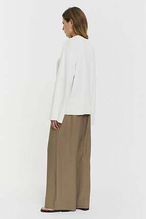 ADONI KNITTED SWEATER WHITE