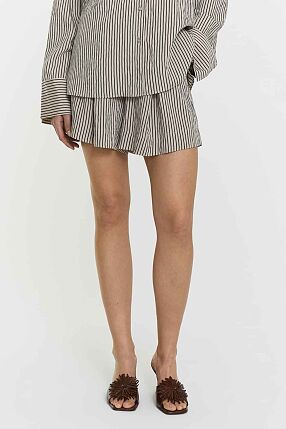 ALISHA SHORTS NAVY BEIGE STRI