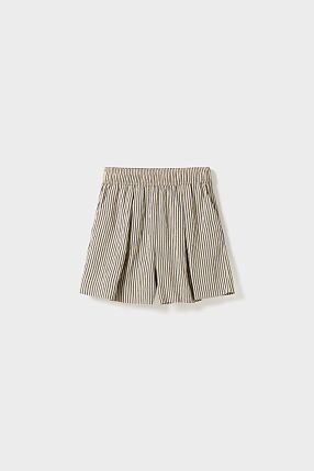 ALISHA SHORTS NAVY BEIGE STRI