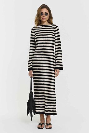 ALTHEA KNITTED DRESS BLACK BE