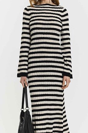ALTHEA KNITTED DRESS BLACK BE