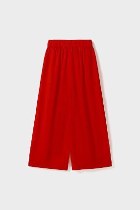 APRILIA LINEN TROUSERS POPPY RED