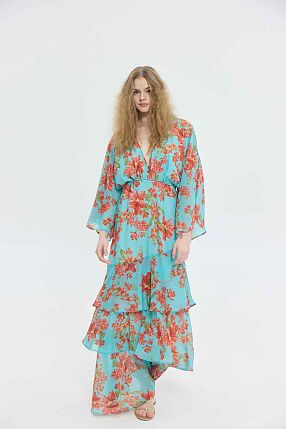 BARI DRESS AQUA