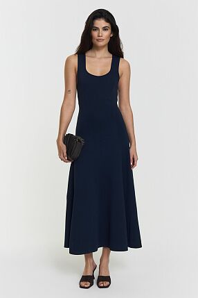 DEFNEN KNITTED DRESS NAVY