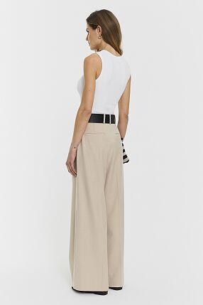 HENNY TROUSERS LT BEIGE MELAN
