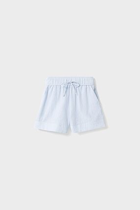 LUSIN SHORTS PALE BLUE STRIPE