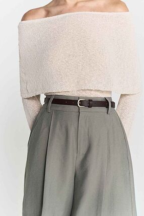 MARBELLA BELT RICH BROWN