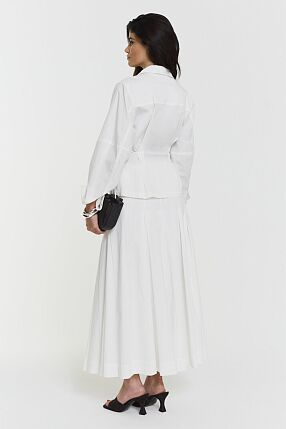 MELLA WRAP SHIRT WHITE