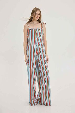 MICAELA JUMPSUIT LIGHT BLUE STRIPES