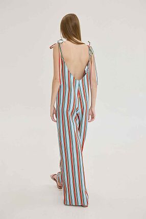 MICAELA JUMPSUIT LIGHT BLUE STRIPES