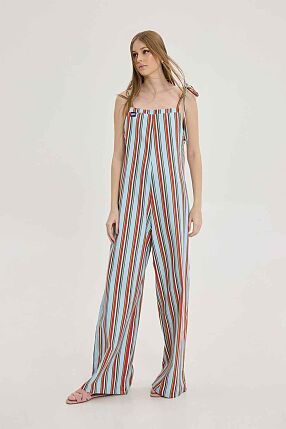 MICAELA JUMPSUIT LIGHT BLUE STRIPES