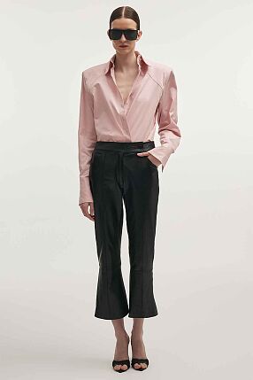 TEMPEST LEATHER CAPRI TROUSERS