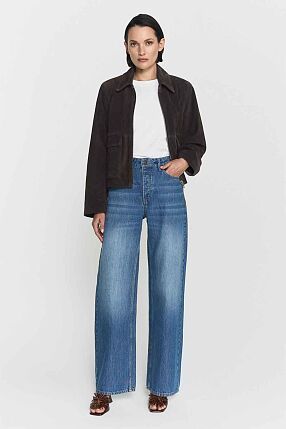 TORI RIGID JEANS DK BLUE WASH