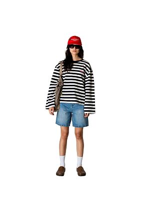 WBJOUL WIDE SLEEVE STRIPE TEE