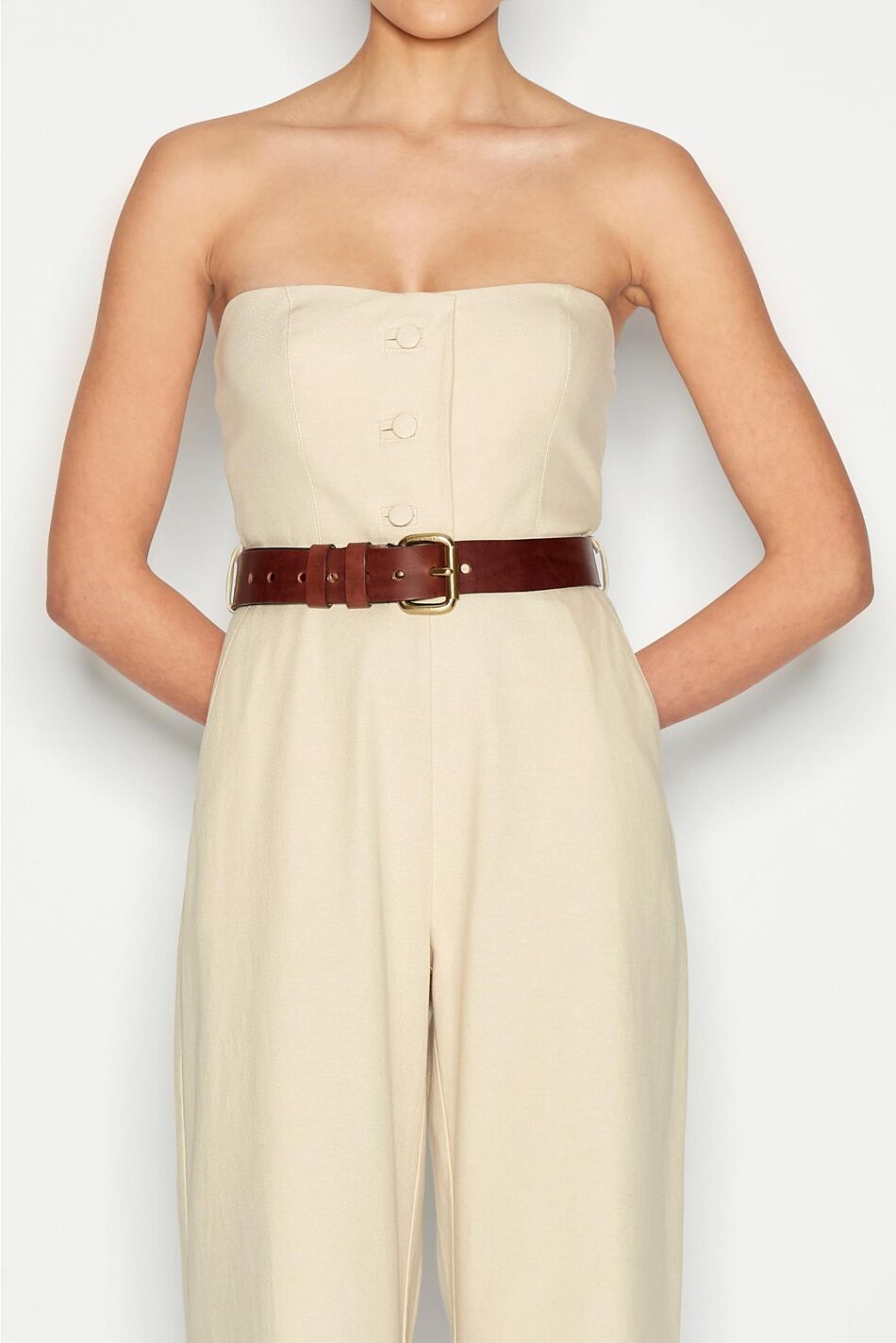 DESERT STRAPLESS JUMPSUIT