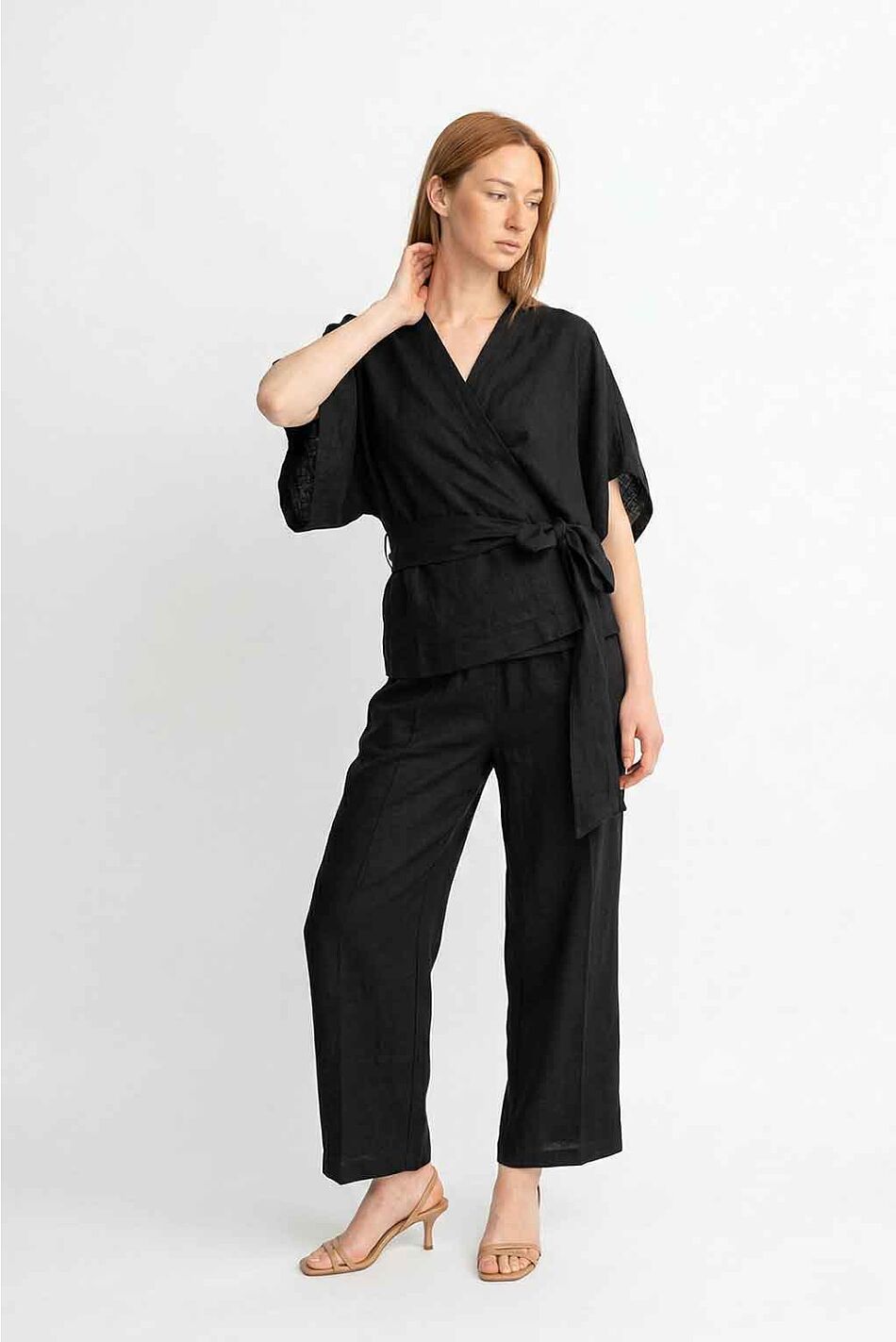 SATIN KIMONO TOP