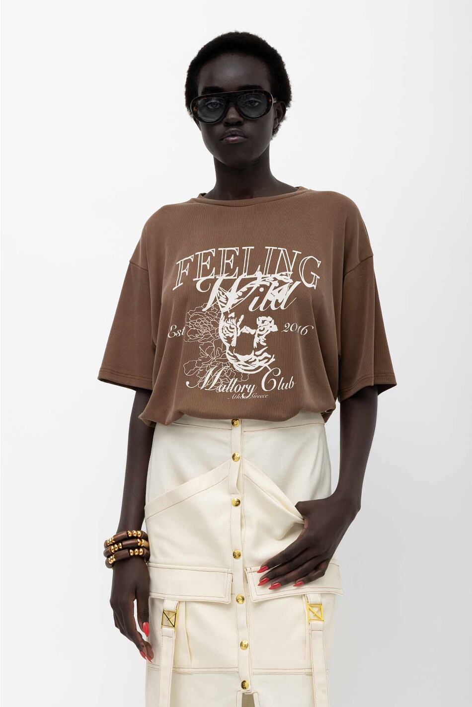 INDIGO STAMP T-SHIRT