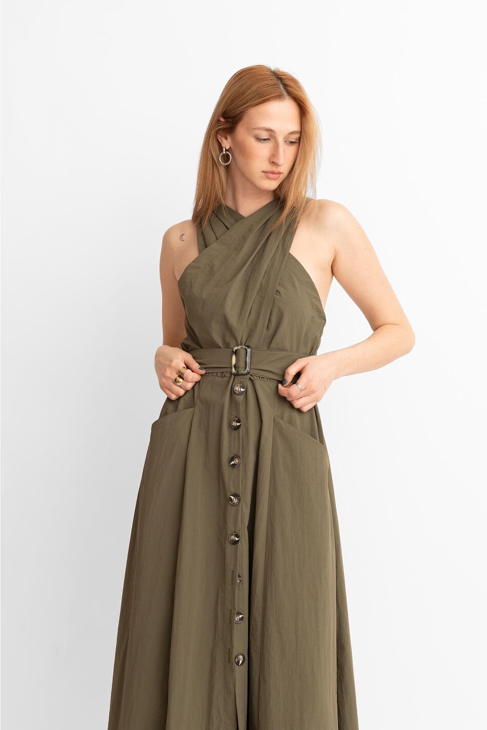 DRESS WITH BELT