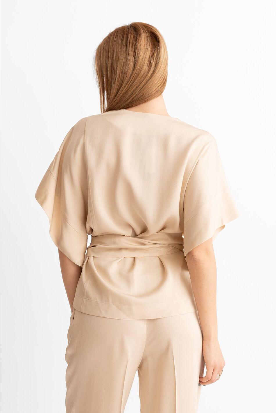 SATIN KIMONO TOP