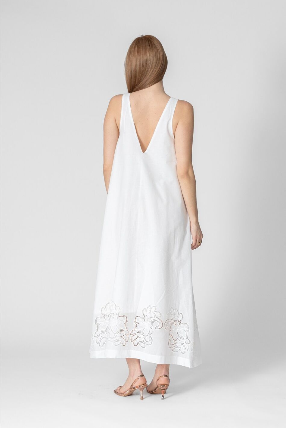 LACE BORDER DRESS