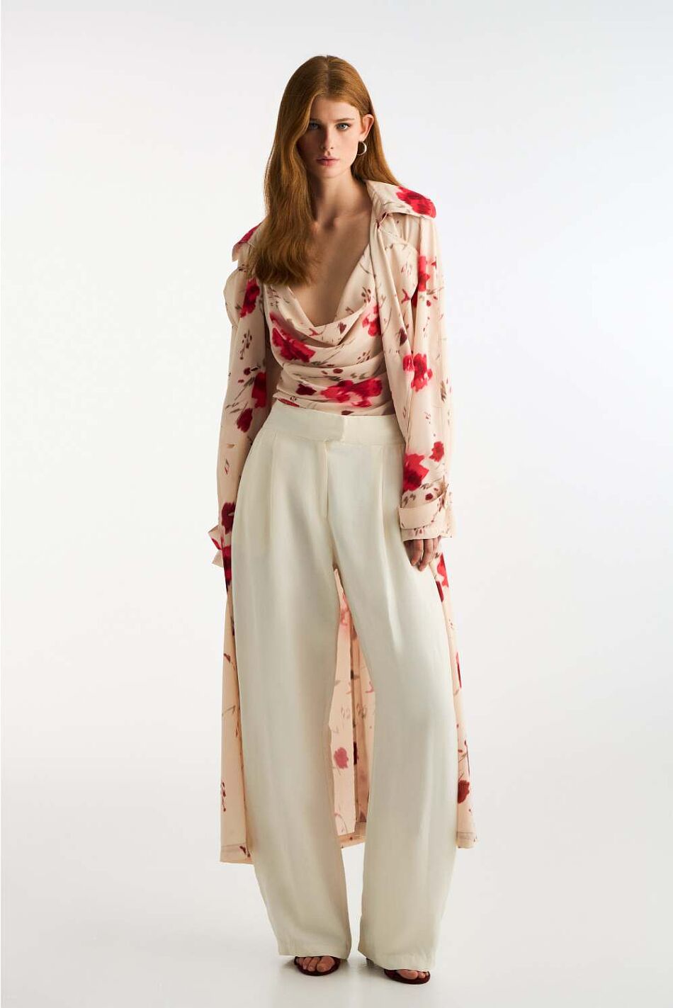 PRINTED CREPE TOP