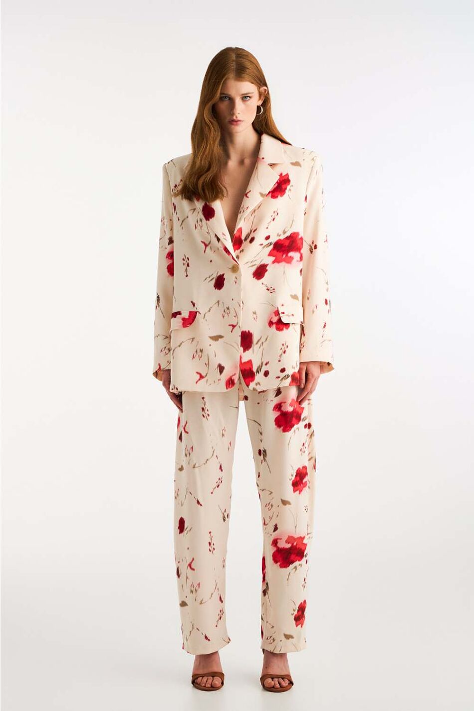FLOWER OVERSIZED BLAZER